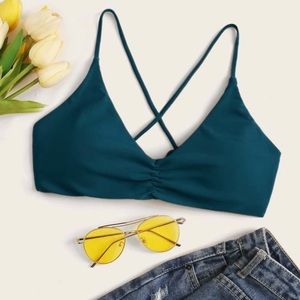 👙 2 for $15 👙 SHEIN crossback lace up bikini top